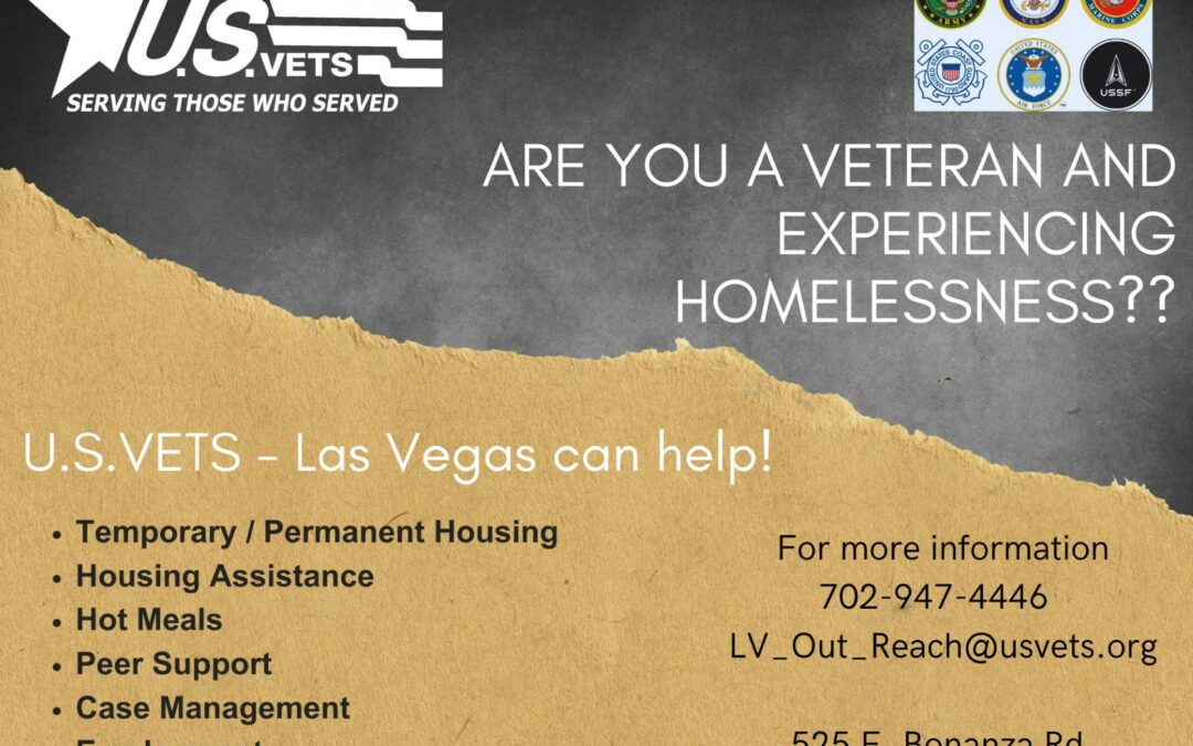 Veterans: Transitional Housing Beds Available Now through U.S.VETS – Las Vegas